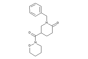 Image of 1-benzyl-5-(oxazinane-2-carbonyl)-2-piperidone