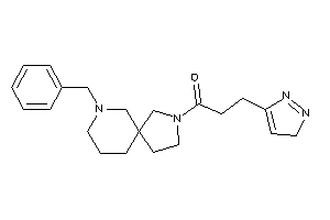 Image of 1-(7-benzyl-3,7-diazaspiro[4.5]decan-3-yl)-3-(3H-pyrazol-5-yl)propan-1-one