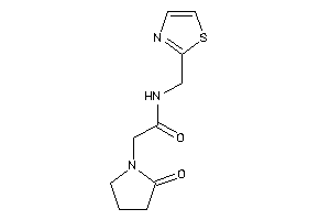 2-(2-ketopyrrolidino)-N-(thiazol-2-ylmethyl)acetamide