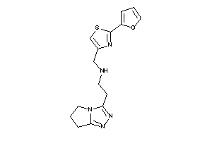 2-(6,7-dihydro-5H-pyrrolo[2,1-c][1,2,4]triazol-3-yl)ethyl-[[2-(2-furyl)thiazol-4-yl]methyl]amine