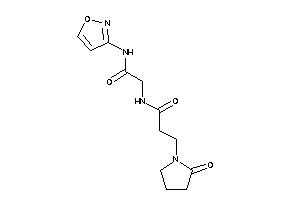 N-[2-(isoxazol-3-ylamino)-2-keto-ethyl]-3-(2-ketopyrrolidino)propionamide