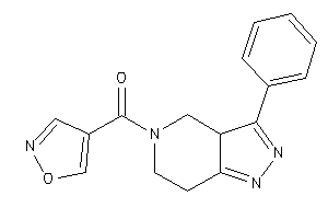 Isoxazol-4-yl-(3-phenyl-3a,4,6,7-tetrahydropyrazolo[4,3-c]pyridin-5-yl)methanone