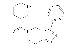 (3-phenyl-3a,4,6,7-tetrahydropyrazolo[4,3-c]pyridin-5-yl)-(3-piperidyl)methanone