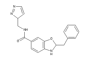 2-benzyl-N-(3H-pyrazol-3-ylmethyl)-2,3-dihydro-1,3-benzoxazole-6-carboxamide