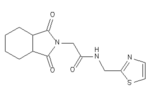 2-(1,3-diketo-3a,4,5,6,7,7a-hexahydroisoindol-2-yl)-N-(thiazol-2-ylmethyl)acetamide