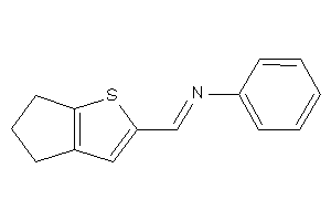 5,6-dihydro-4H-cyclopenta[b]thiophen-2-ylmethylene(phenyl)amine