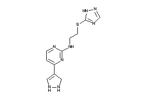 Image of [4-(3-pyrazolin-4-yl)pyrimidin-2-yl]-[2-(1H-1,2,4-triazol-5-ylthio)ethyl]amine