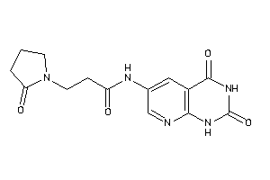 N-(2,4-diketo-1H-pyrido[2,3-d]pyrimidin-6-yl)-3-(2-ketopyrrolidino)propionamide