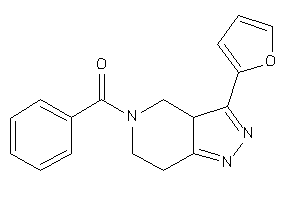 [3-(2-furyl)-3a,4,6,7-tetrahydropyrazolo[4,3-c]pyridin-5-yl]-phenyl-methanone