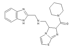 Image of [5-[(1H-benzimidazol-2-ylmethylamino)methyl]-5,6-dihydroimidazo[2,1-b]thiazol-6-yl]-piperidino-methanone
