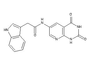 N-(2,4-diketo-1H-pyrido[2,3-d]pyrimidin-6-yl)-2-(1H-indol-3-yl)acetamide