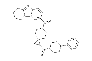 Image of [6-(6,7,8,9a-tetrahydro-5H-carbazole-3-carbonyl)-6-azaspiro[2.5]octan-2-yl]-[4-(2-pyridyl)piperazino]methanone