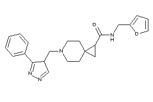 N-(2-furfuryl)-6-[(3-phenyl-4H-pyrazol-4-yl)methyl]-6-azaspiro[2.5]octane-2-carboxamide