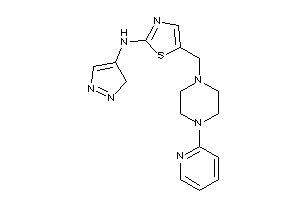 3H-pyrazol-4-yl-[5-[[4-(2-pyridyl)piperazino]methyl]thiazol-2-yl]amine