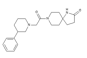 8-[2-(3-phenylpiperidino)acetyl]-4,8-diazaspiro[4.5]decan-3-one