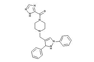 [4-[(1,3-diphenyl-3-pyrazolin-4-yl)methyl]piperazino]-(1H-1,2,4-triazol-5-yl)methanone