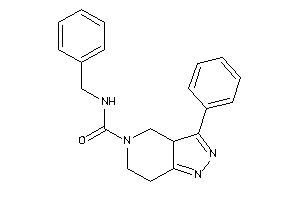 N-benzyl-3-phenyl-3a,4,6,7-tetrahydropyrazolo[4,3-c]pyridine-5-carboxamide