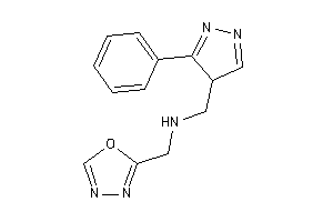 1,3,4-oxadiazol-2-ylmethyl-[(3-phenyl-4H-pyrazol-4-yl)methyl]amine