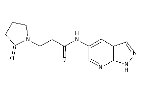 3-(2-ketopyrrolidino)-N-(1H-pyrazolo[3,4-b]pyridin-5-yl)propionamide