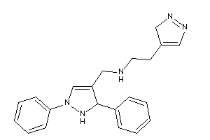 (1,3-diphenyl-3-pyrazolin-4-yl)methyl-[2-(3H-pyrazol-4-yl)ethyl]amine