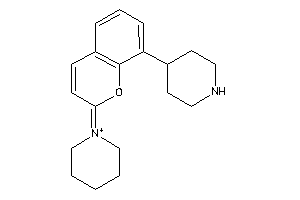 1-[8-(4-piperidyl)chromen-2-ylidene]piperidin-1-ium