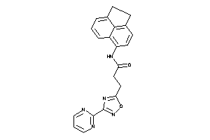 N-acenaphthen-5-yl-3-[3-(2-pyrimidyl)-1,2,4-oxadiazol-5-yl]propionamide