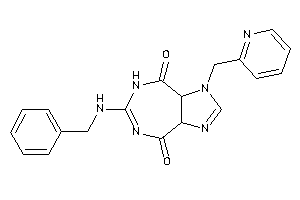 Image of 6-(benzylamino)-1-(2-pyridylmethyl)-7,8a-dihydro-3aH-imidazo[4,5-e][1,3]diazepine-4,8-quinone
