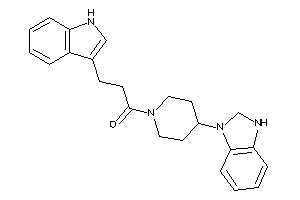 1-[4-(2,3-dihydrobenzimidazol-1-yl)piperidino]-3-(1H-indol-3-yl)propan-1-one