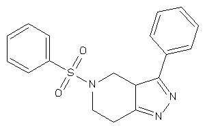 5-besyl-3-phenyl-3a,4,6,7-tetrahydropyrazolo[4,3-c]pyridine