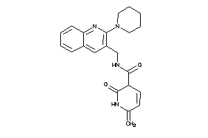 2-keto-6-methylene-N-[(2-piperidino-3-quinolyl)methyl]-3H-pyridine-3-carboxamide