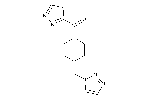 4H-pyrazol-3-yl-[4-(triazol-1-ylmethyl)piperidino]methanone