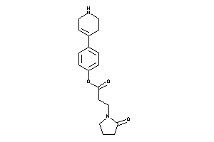 3-(2-ketopyrrolidino)propionic Acid [4-(1,2,3,6-tetrahydropyridin-4-yl)phenyl] Ester