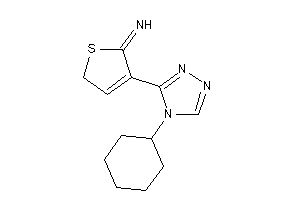 [4-(4-cyclohexyl-1,2,4-triazol-3-yl)-2H-thiophen-5-ylidene]amine