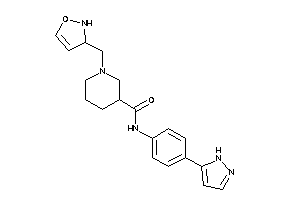 1-(4-isoxazolin-3-ylmethyl)-N-[4-(1H-pyrazol-5-yl)phenyl]nipecotamide