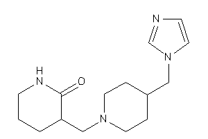 3-[[4-(imidazol-1-ylmethyl)piperidino]methyl]-2-piperidone