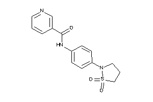 N-[4-(1,1-diketo-1,2-thiazolidin-2-yl)phenyl]nicotinamide