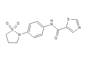 N-[4-(1,1-diketo-1,2-thiazolidin-2-yl)phenyl]thiazole-5-carboxamide