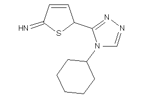 [2-(4-cyclohexyl-1,2,4-triazol-3-yl)-2H-thiophen-5-ylidene]amine