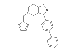 5-(2H-imidazol-2-ylmethyl)-3-(4-phenylphenyl)-3,4,6,7-tetrahydro-2H-isoxazolo[4,5-c]pyridine