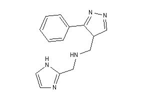 1H-imidazol-2-ylmethyl-[(3-phenyl-4H-pyrazol-4-yl)methyl]amine