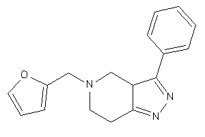 5-(2-furfuryl)-3-phenyl-3a,4,6,7-tetrahydropyrazolo[4,3-c]pyridine