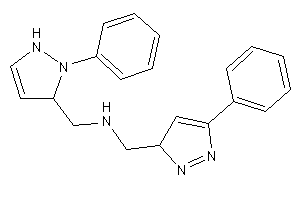 Image of (2-phenyl-3-pyrazolin-3-yl)methyl-[(5-phenyl-3H-pyrazol-3-yl)methyl]amine
