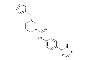 Image of N-[4-(3-pyrazolin-3-yl)phenyl]-1-(2-thenyl)nipecotamide