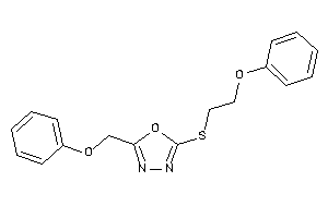 2-(2-phenoxyethylthio)-5-(phenoxymethyl)-1,3,4-oxadiazole