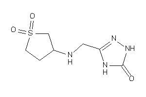 Image of 3-[[(1,1-diketothiolan-3-yl)amino]methyl]-1,4-dihydro-1,2,4-triazol-5-one