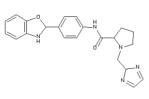 N-[4-(2,3-dihydro-1,3-benzoxazol-2-yl)phenyl]-1-(2H-imidazol-2-ylmethyl)pyrrolidine-2-carboxamide