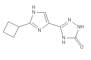 3-(2-cyclobutyl-1H-imidazol-4-yl)-1,4-dihydro-1,2,4-triazol-5-one