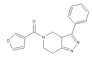 3-furyl-(3-phenyl-3a,4,6,7-tetrahydropyrazolo[4,3-c]pyridin-5-yl)methanone