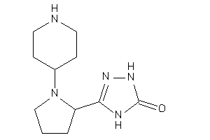 3-[1-(4-piperidyl)pyrrolidin-2-yl]-1,4-dihydro-1,2,4-triazol-5-one