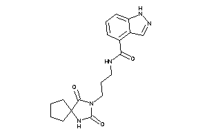 N-[3-(2,4-diketo-1,3-diazaspiro[4.4]nonan-3-yl)propyl]-1H-indazole-4-carboxamide